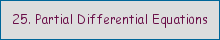25. Partial Differential Equations